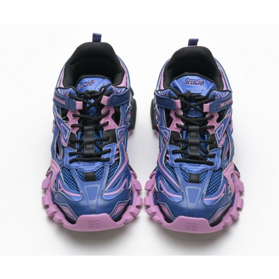 Blenciaga Track 2 Sneaker Blue Pink 570391 W2GN3 4050