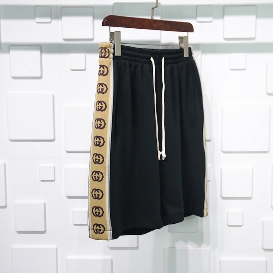 Gucci reflective Webbing shorts black