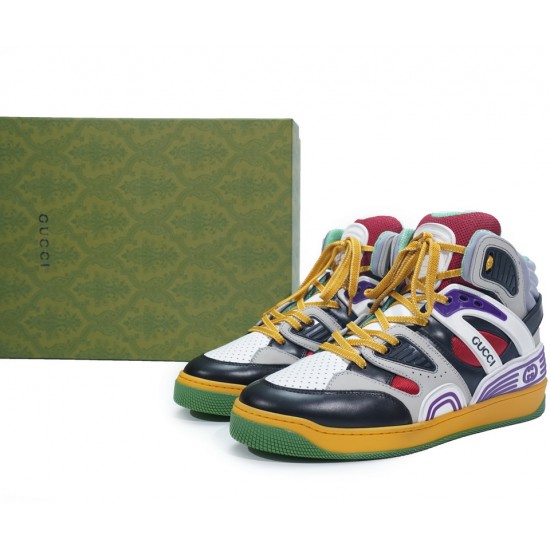 GUCCI Basketball shoes Black Red White