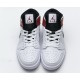 Nike Air Jordan 1 Mid White Black Gym Red 554724-116