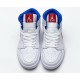 Nike Air Jordan 1 Mid SE White Blue Red BQ6472-164