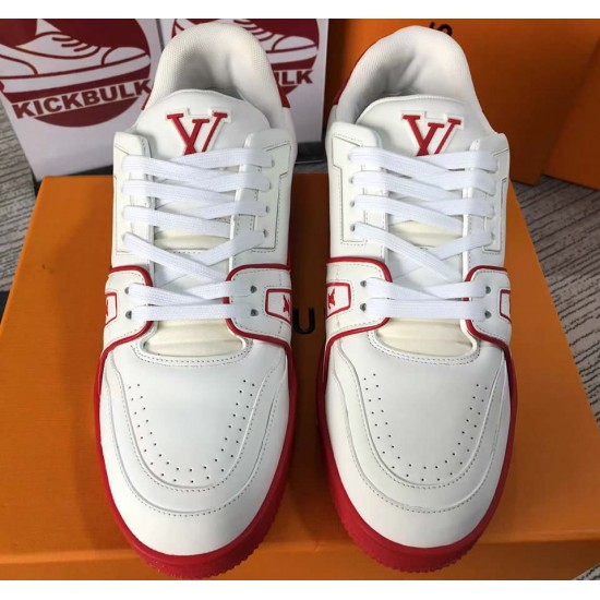 LOUIS VUITTON LV Trainer Red White