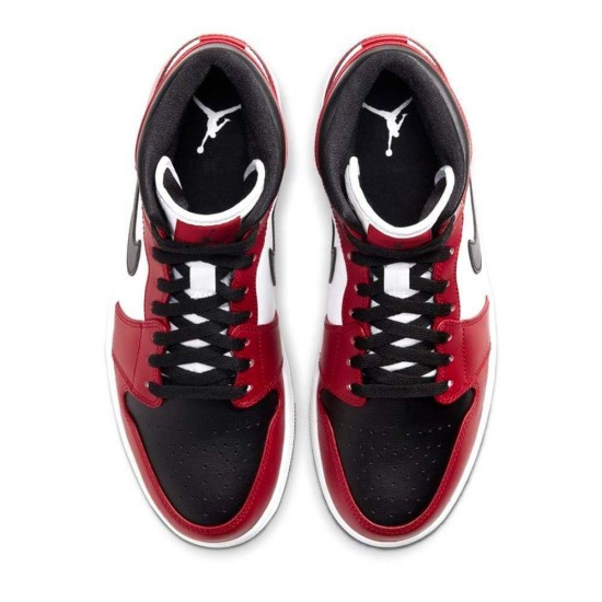 Air Jordan 1 Mid 'Chicago Black Toe' 554724-069
