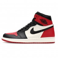 Nike Jordan 1 Retro High OG Red/Black/White 'Bred Toe' 555088-610