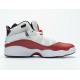 Nike Jordan 6 Rings BG Basketball Shoes White Red Lifestyle 323419-120