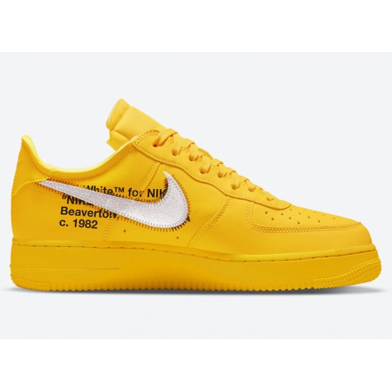 OFF-WHITE X AIR FORCE 1 LOW 'UNIVERSITY GOLD' DD1876-700