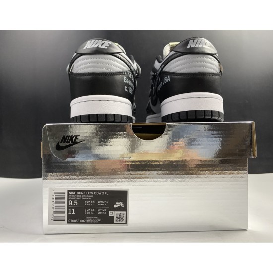 Off-White x Nike Dunk Low Grey Black CT0856-007