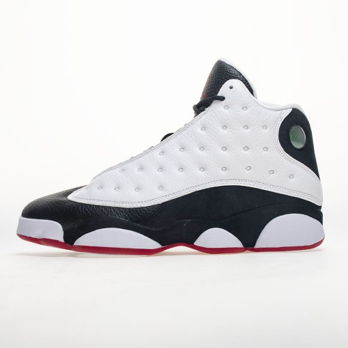Nike AIR JORDAN 13 'HE GOT GAME' 2018 BLACK & WHITE OUTFIT 414571-104 FOR SALE