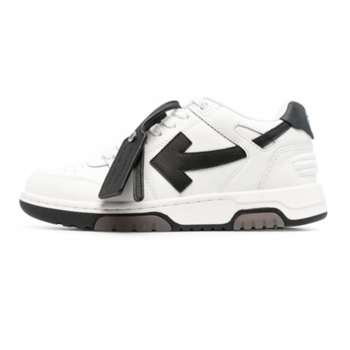 OFF-WHITE White & Black Out Of Office low Sneakers
