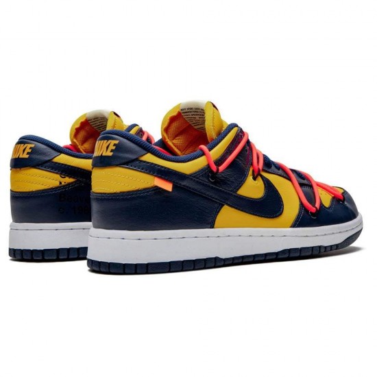 OFF-WHITE X Nike Dunk Low 'University Gold' CT0856-700