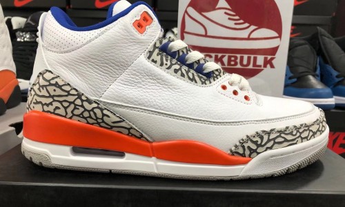 Air Jordan 3 Retro Knicks 136064-148 Kickbulk Sneaker Camera photos
