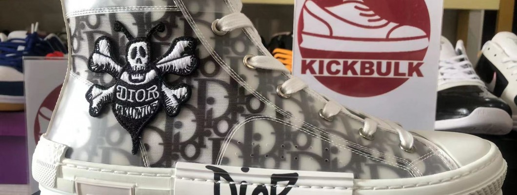 Kickbulk Dior B23 Oblique High Top Sneakers shoes retail wholesale free shipping camera photos reviews