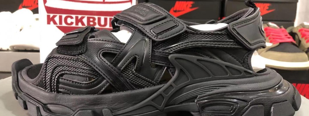 Balenciaga Track Sandal Black 617543 W2CC1 1000 Kickbulk Sneaker Camera photos reviews