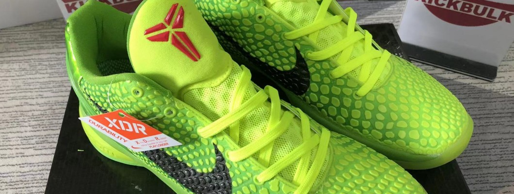 Nike ZOOM KOBE 6 PROTRO 'GRINCH' CW2190-300 Kickbulk Sneaker shoes Camera photos reviews