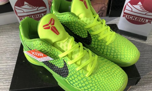 Nike ZOOM KOBE 6 PROTRO 'GRINCH' CW2190-300 Kickbulk Sneaker shoes Camera photos reviews