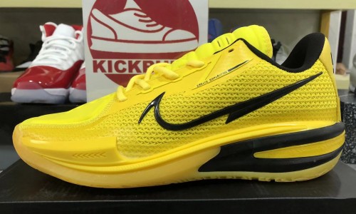 Nike Air Zoom GT Cut EP Yellow Black Brown CZ0175-701 Kickbulk Sneaker shoes reviews Camera photos