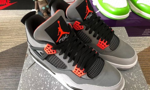 Air Jordan 4 'Infrared' 2022 DH6927-061 Kickbulk Sneaker retail wholesale Camera photos