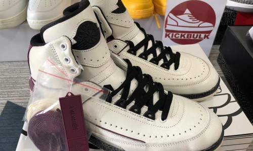Air Jordan 2 Retro A Ma Maniére Airness 2022 DO7216-100 Kickbulk Sneaker shoes reviews Camera photos
