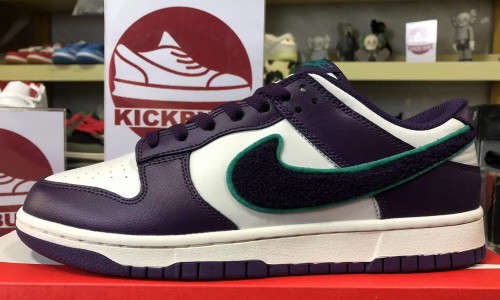 Nike Dunk Low 'Chenille Swoosh' 2022 DQ7683-100 Kickbulk Sneaker shoes reviews Camera photos