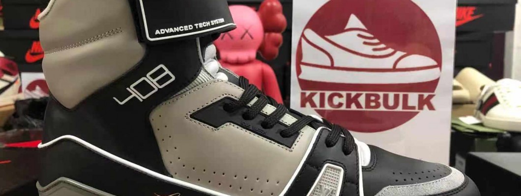 Louis Vuitton LV advanced tech system Trainer sneaker high black grey  kickbulk shoes camera photos