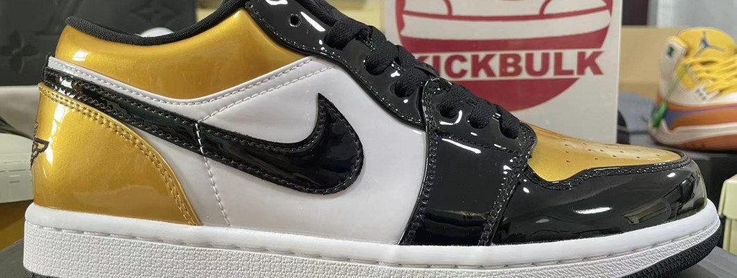 Air Jordan 1 Low Gold Toe CQ9447-700 Kickbulk Sneaker shoes reviews