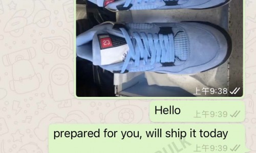 Air Jordan 4 university Blue and off-white Sail Customer reviews of Kickbulk sneaker
