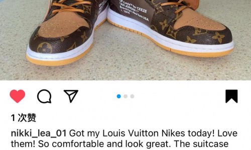 Customer reviews LOUIS VUITTON X NIKE AIR JORDAN 1 LV Kickbulk Sneaker 2022