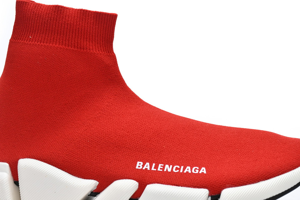 Balenciaga Speed 2 Sneaker Red 617196w17021015 14 - www.kickbulk.org