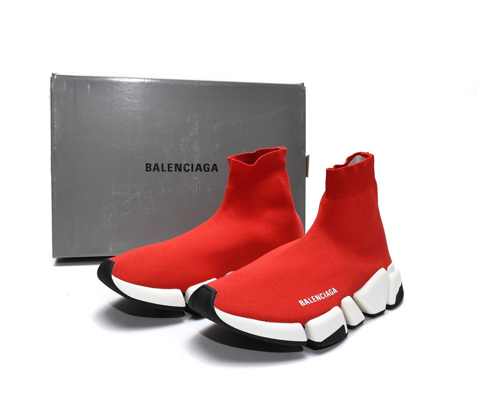 Balenciaga Speed 2 Sneaker Red 617196w17021015 4 - www.kickbulk.org