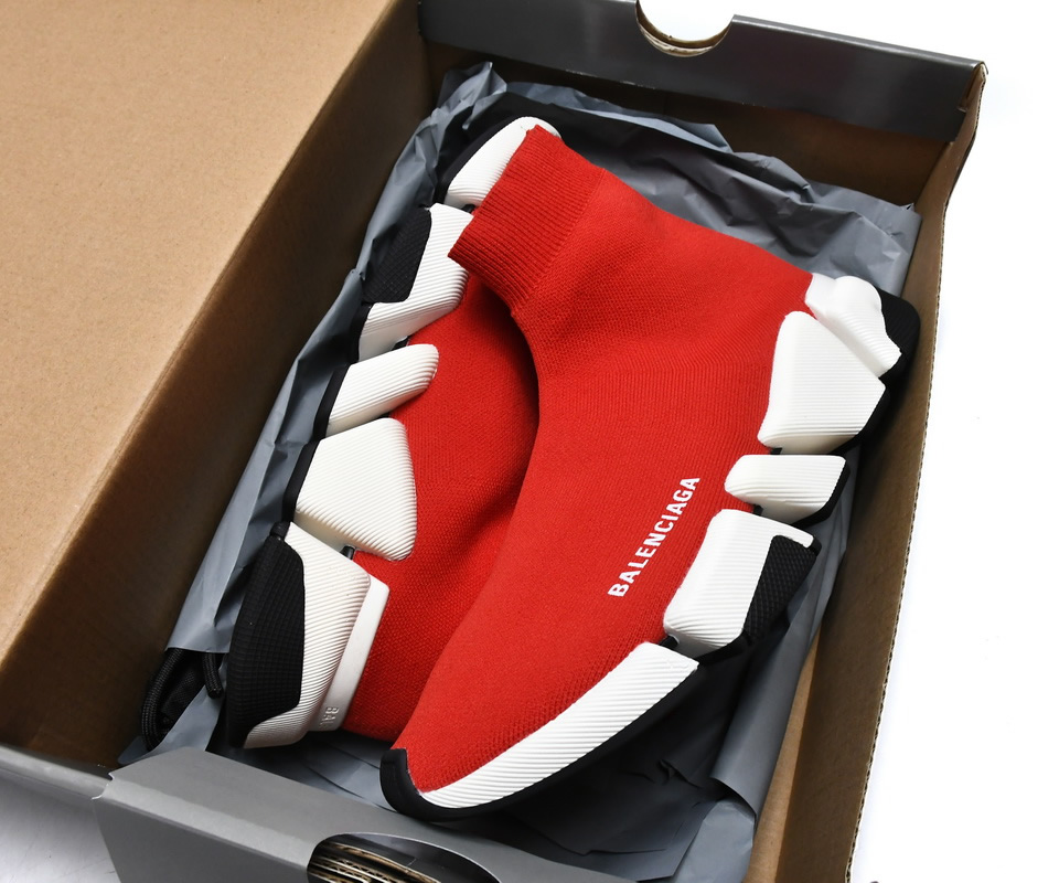 Balenciaga Speed 2 Sneaker Red 617196w17021015 5 - www.kickbulk.org