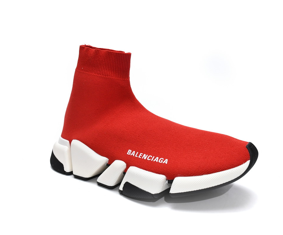 Balenciaga Speed 2 Sneaker Red 617196w17021015 7 - www.kickbulk.org