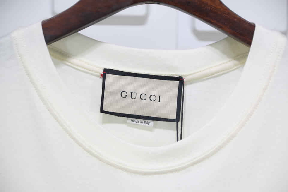 Gucci Black White Crossbar T Shirt Printing Pure Cotton 16 - www.kickbulk.org