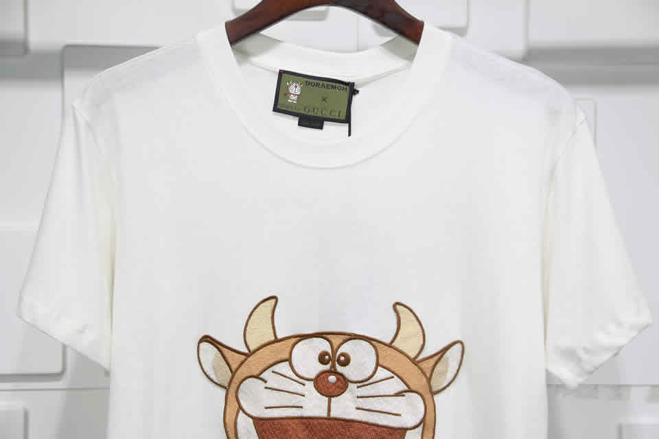 Gucci Doraemon T Shirt Embroidery Pure Cotton 9 - www.kickbulk.org
