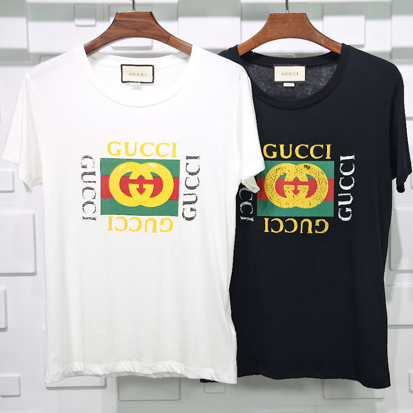 Gucci T Shirt Printing Classic Square Logo Pure Cotton 1 - www.kickbulk.org