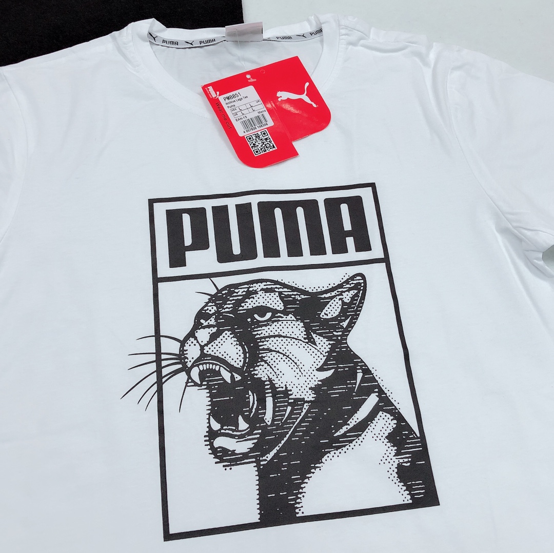 Puma Short Sleeve T Shirt Round Neck Pure Cotton Ls20612371x85 8 - www.kickbulk.org