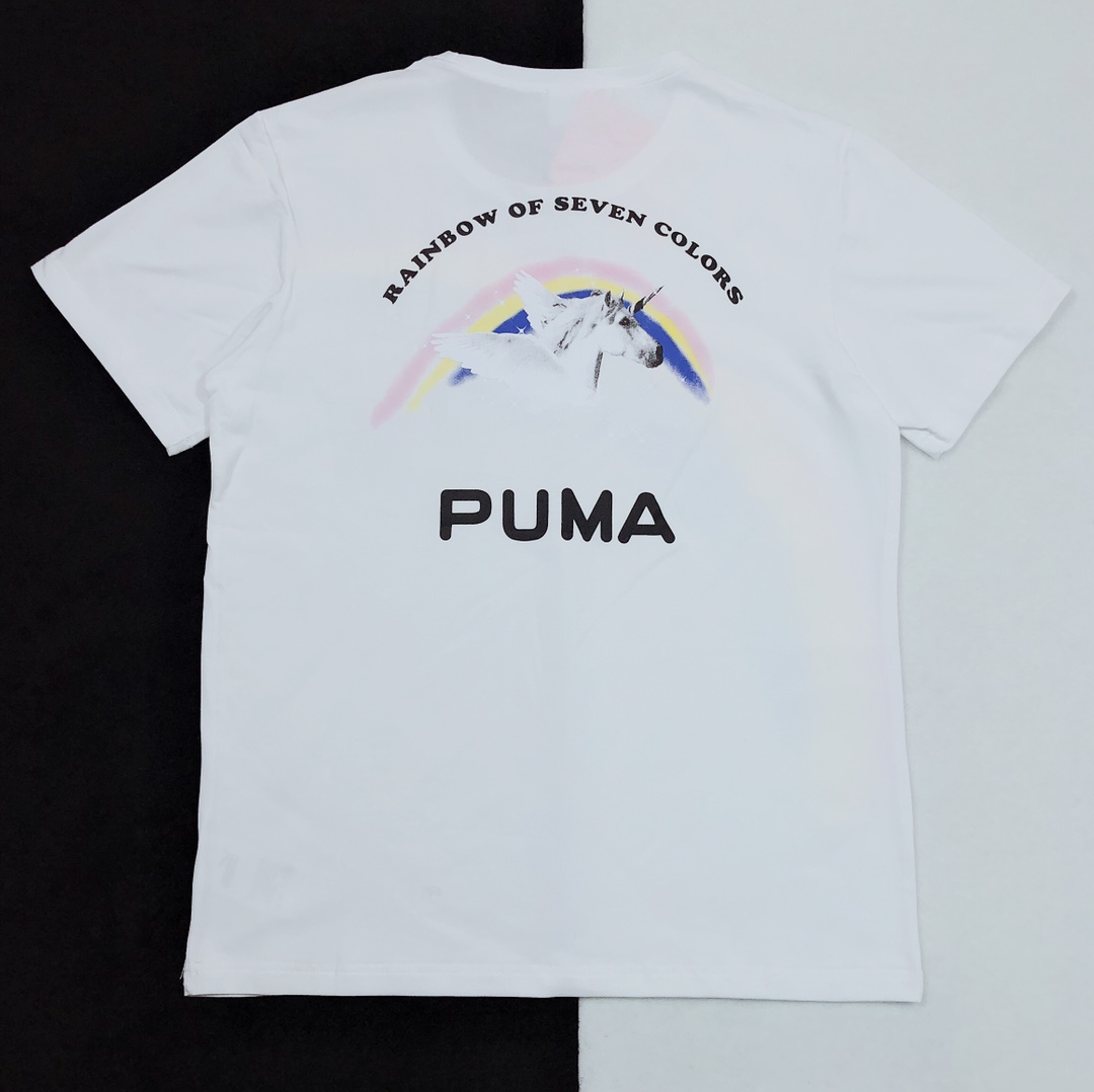 Puma T Shirt Couple Short Sleeve Round Neck Purecotton Ls321321x90 7 - www.kickbulk.org