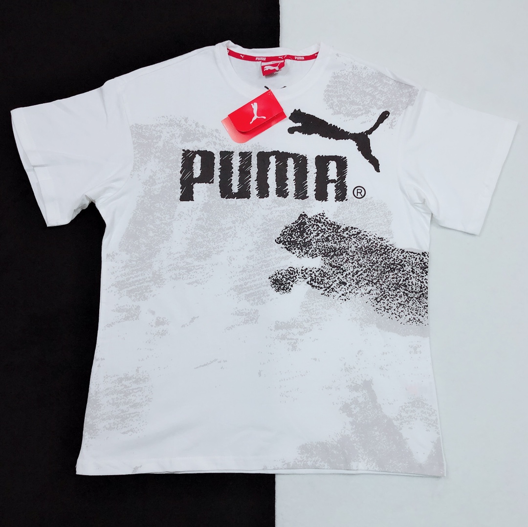 Puma Short Sleeve T Shirt Round Neck Pure Cotton Ls32321x85 3 - www.kickbulk.org