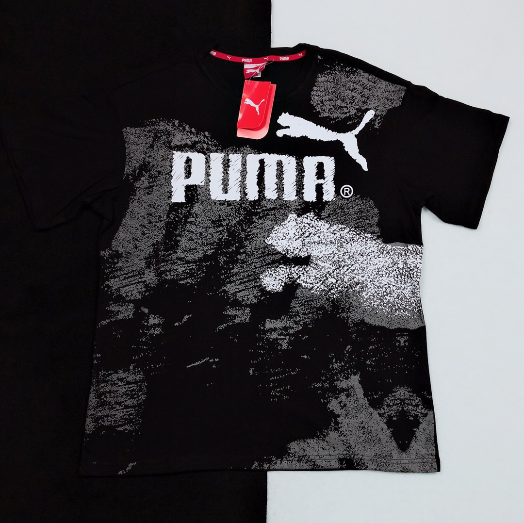 Puma Short Sleeve T Shirt Round Neck Pure Cotton Ls32321x85 7 - www.kickbulk.org