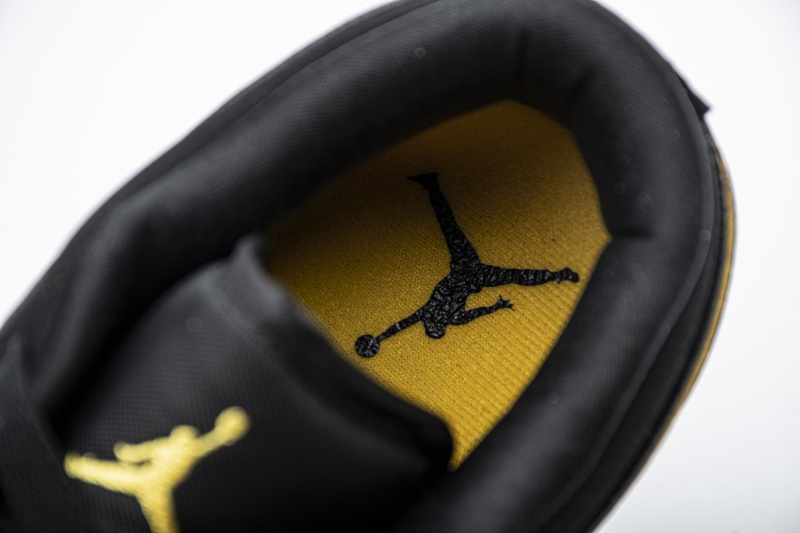 Nike Air Jordan 1 Low Black Gold 553558 071 13 - www.kickbulk.org