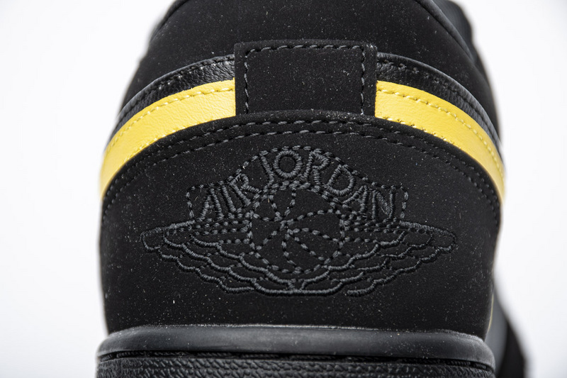 Nike Air Jordan 1 Low Black Gold 553558 071 14 - www.kickbulk.org