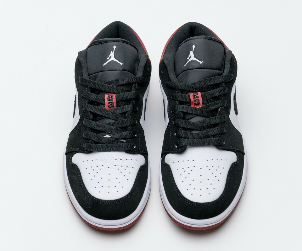 Nike Air Jordan 1 Low Black Toe 553558 116 2 - www.kickbulk.org