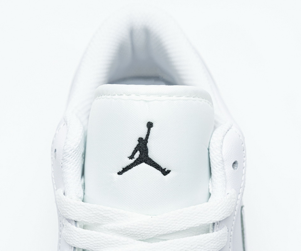 Nike Air Jordan 1 Low White Black 553560 101 9 - www.kickbulk.org