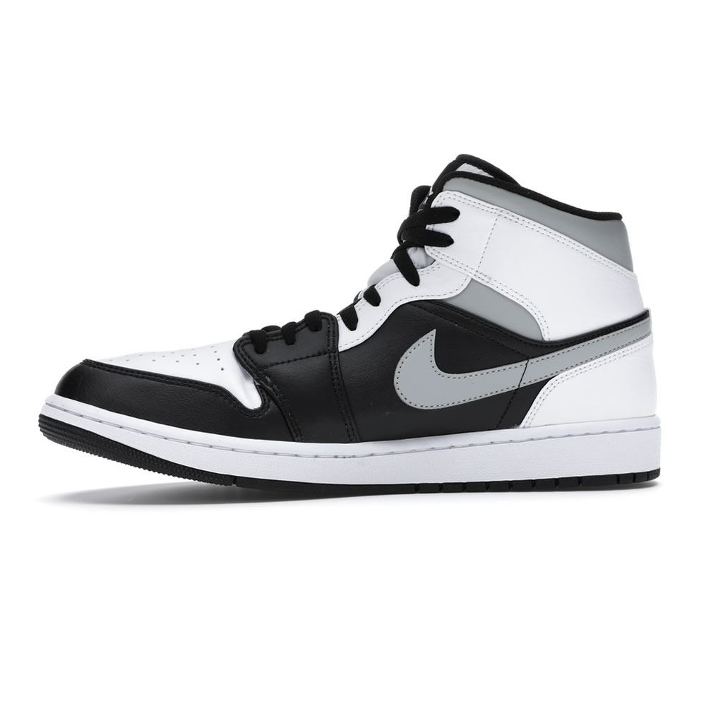 Nike Air Jordan 1 Mid White Shadow Black 554724 073 1 - www.kickbulk.org