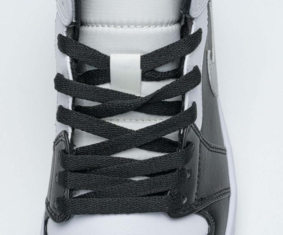 Nike Air Jordan 1 Mid White Shadow Black 554724 073 11 - www.kickbulk.org