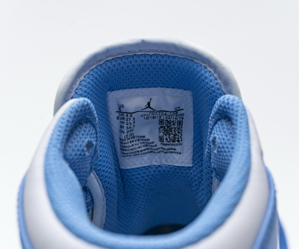 Nike Air Jordan 1 Retro Mid Unc University Blue 554724 106 18 - www.kickbulk.org