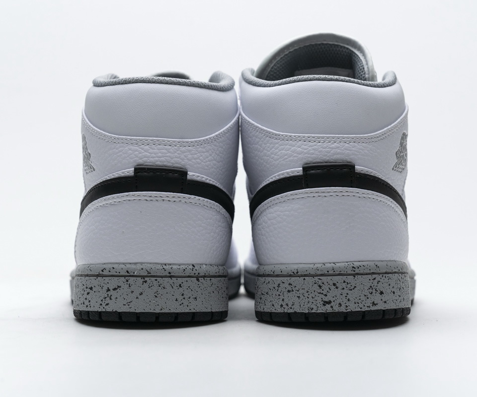 Nike Air Jordan 1 Mid Gs White Cement 554725 115 7 - www.kickbulk.org