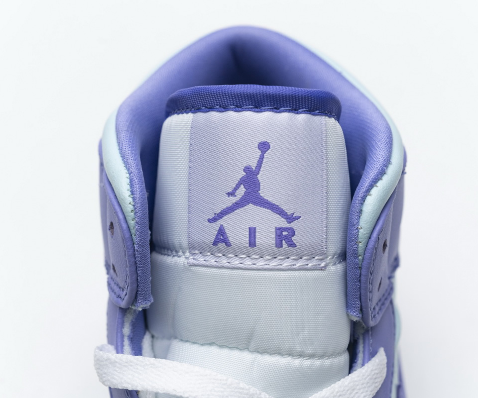 Nike Air Jordan 1 Mid Purple Aqua Blue 554725 500 10 - www.kickbulk.org