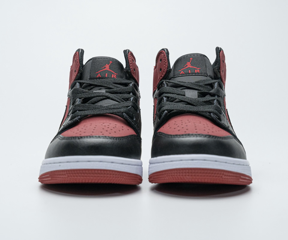 Nike Air Jordan 1 Mid Banned Gym Red Black 554725 610 4 - www.kickbulk.org