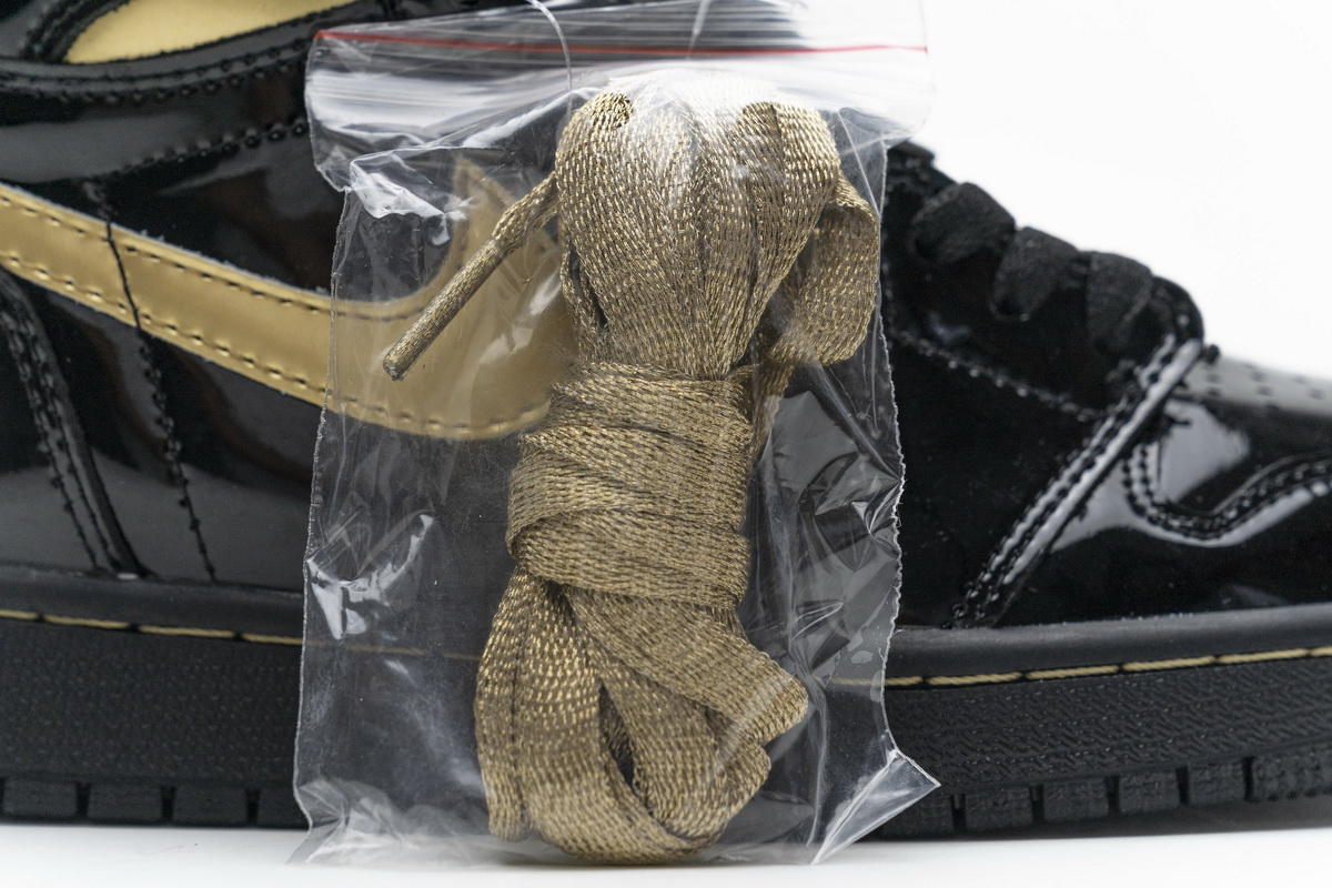 Air Jordan 1 High Og Black Gold Patent Leather New Release Date 555088 032 10 - www.kickbulk.org