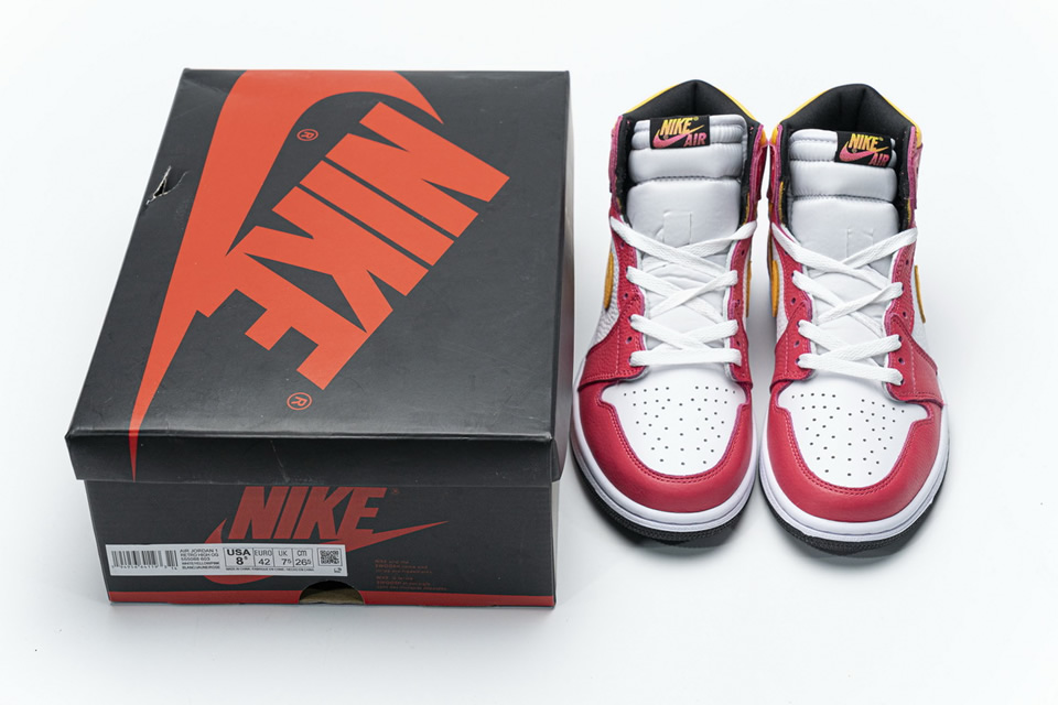 Nike Air Jordan 1 High Og Light Fusion Red 555088 603 7 - www.kickbulk.org